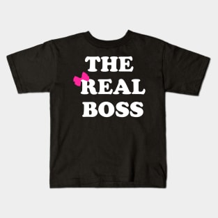 The Boss - The Real Boss Couple T-Shirt Kids T-Shirt